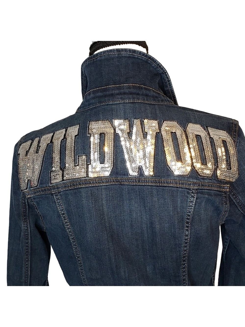 American Eagle. Custom design Jean jacket - Picture 3 of 4